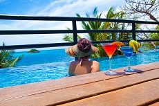 Our view, Providencia Island, Colombia